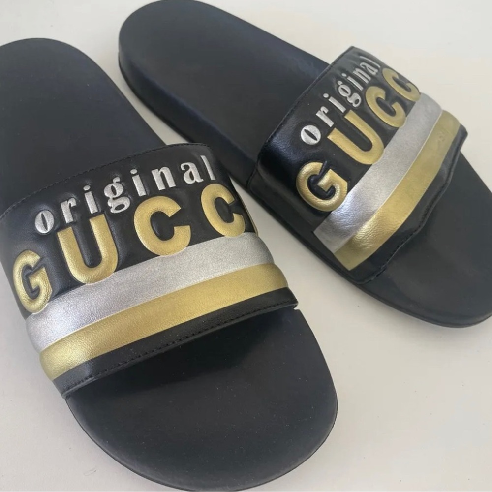 NWT Gucci original slides. Sz 41
